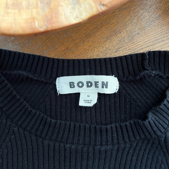 Boden Ribbed Long Sleeve Crewneck Sweater - Picture 7 of 7